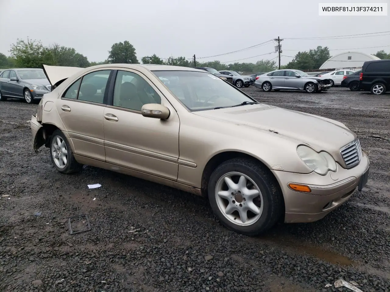 2003 Mercedes-Benz C 240 4Matic VIN: WDBRF81J13F374211 Lot: 61156455