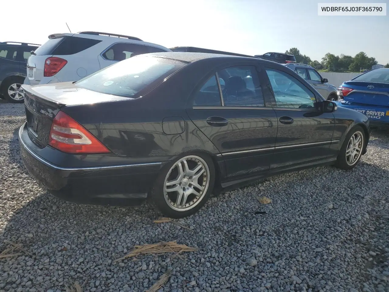 2003 Mercedes-Benz C 32 Amg Kompressor VIN: WDBRF65J03F365790 Lot: 61762755