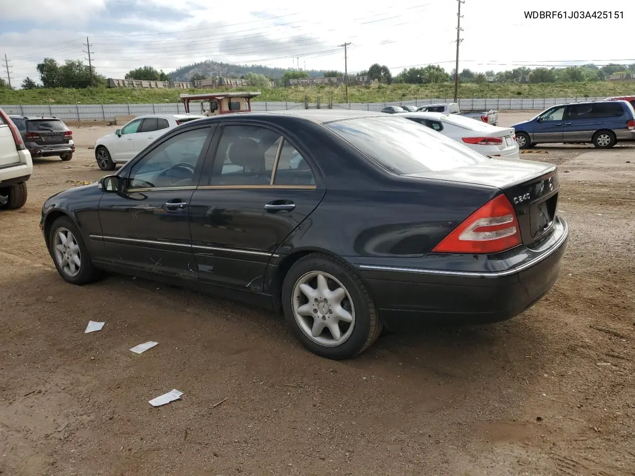 2003 Mercedes-Benz C 240 VIN: WDBRF61J03A425151 Lot: 62339795