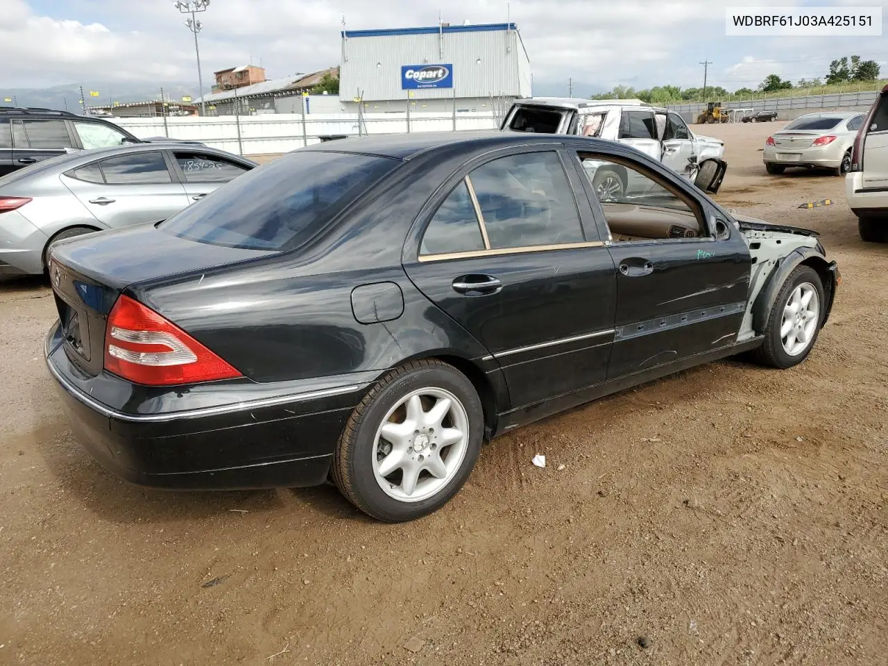 2003 Mercedes-Benz C 240 VIN: WDBRF61J03A425151 Lot: 62339795
