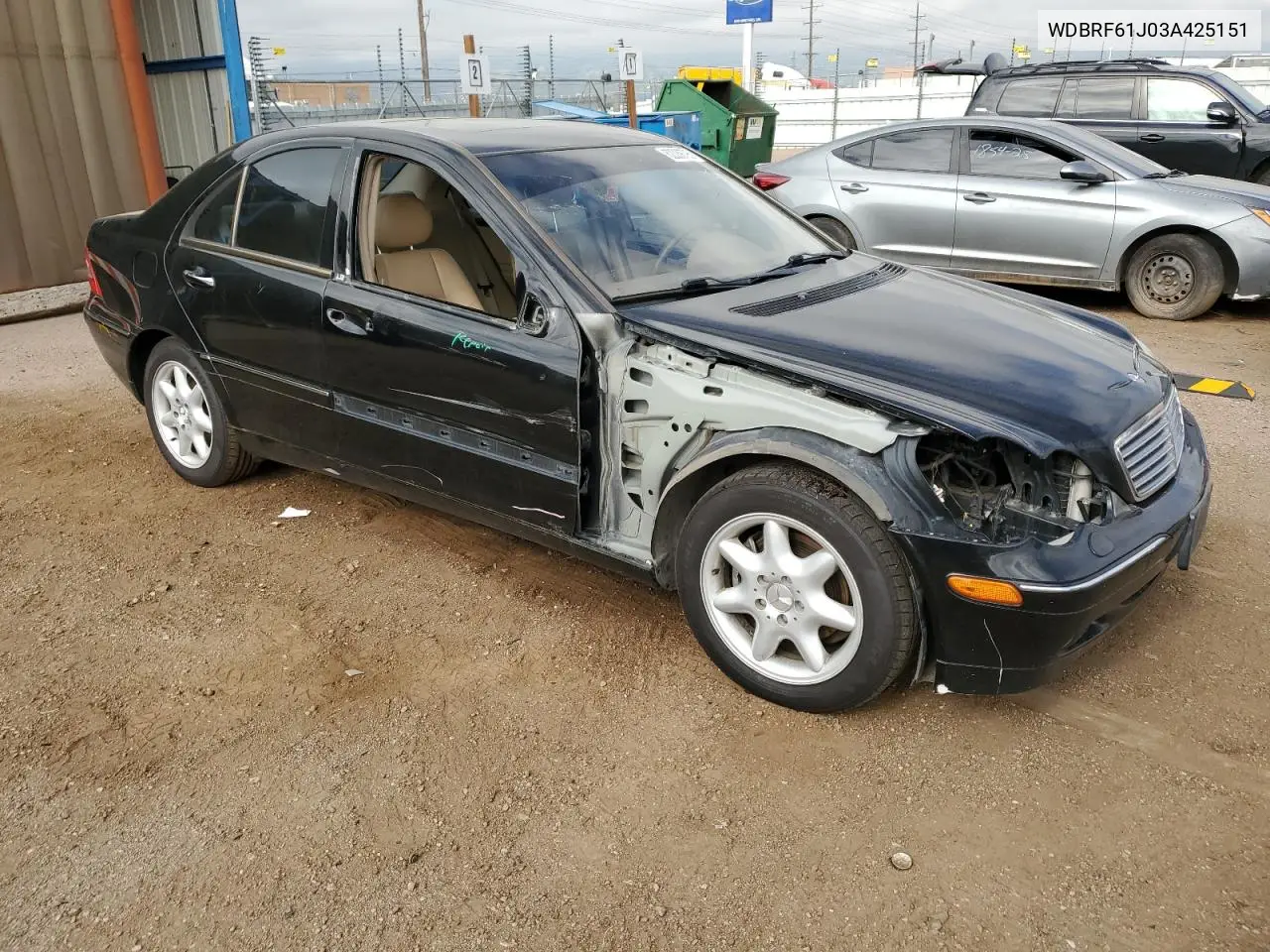 2003 Mercedes-Benz C 240 VIN: WDBRF61J03A425151 Lot: 62339795