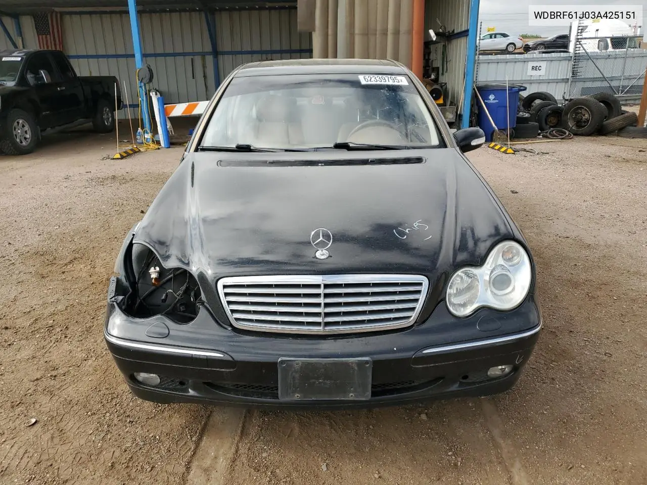 2003 Mercedes-Benz C 240 VIN: WDBRF61J03A425151 Lot: 62339795