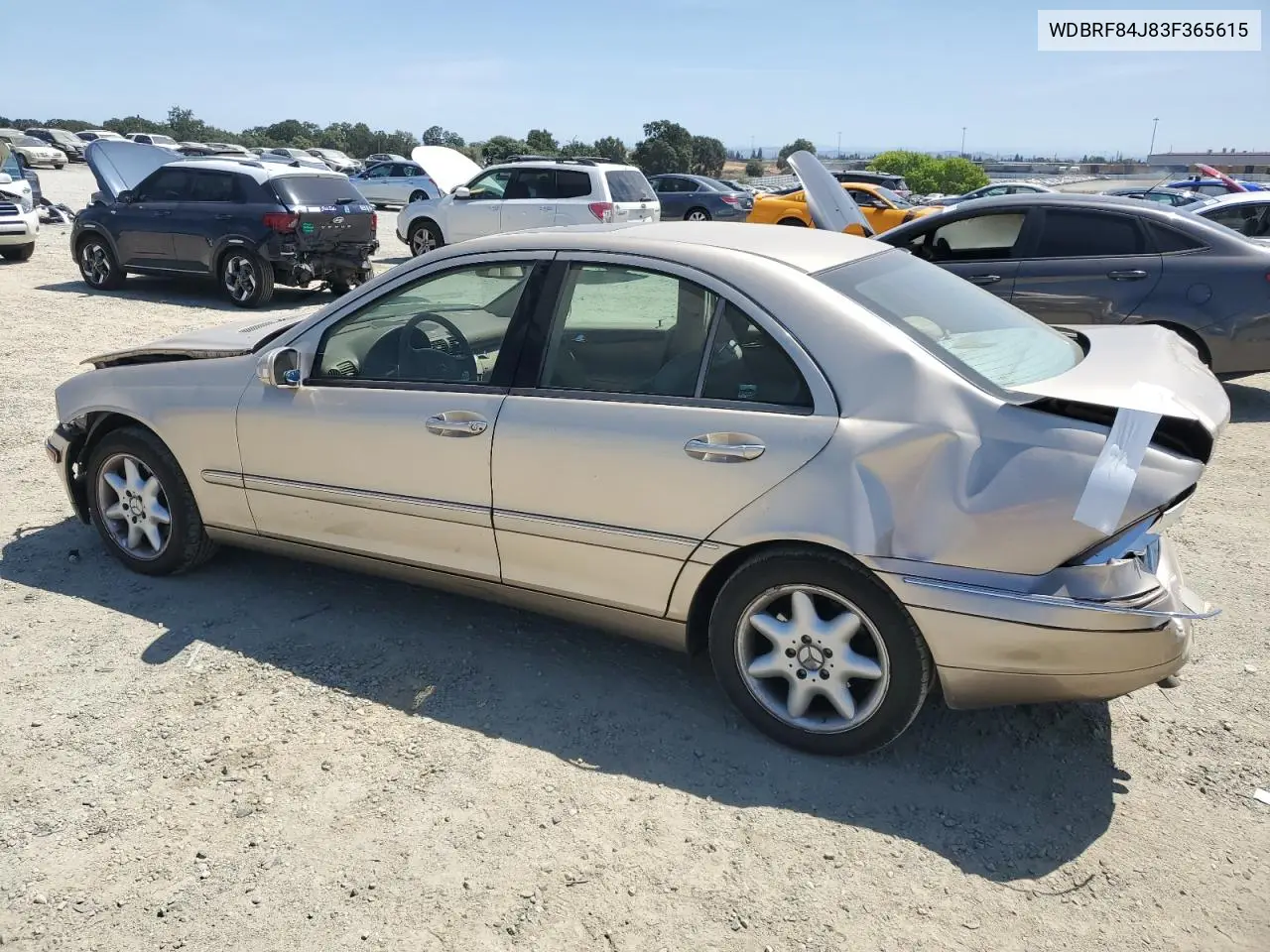 2003 Mercedes-Benz C 320 4Matic VIN: WDBRF84J83F365615 Lot: 62419505