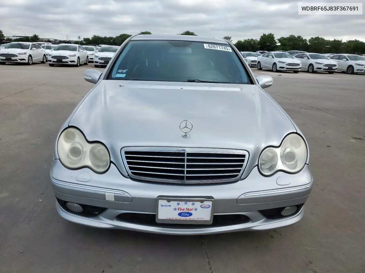 2003 Mercedes-Benz C 32 Amg Kompressor VIN: WDBRF65J83F367691 Lot: 62671745