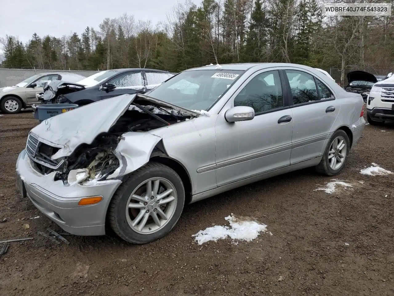 2004 Mercedes-Benz C 230K Sport Sedan VIN: WDBRF40J74F543823 Lot: 49698565