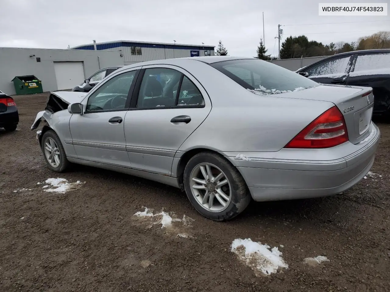 2004 Mercedes-Benz C 230K Sport Sedan VIN: WDBRF40J74F543823 Lot: 49698565