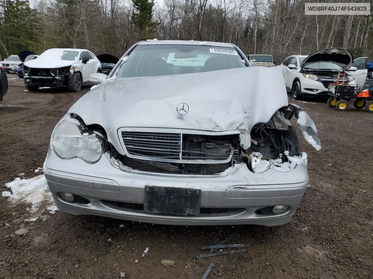 2004 Mercedes-Benz C 230K Sport Sedan VIN: WDBRF40J74F543823 Lot: 49698565