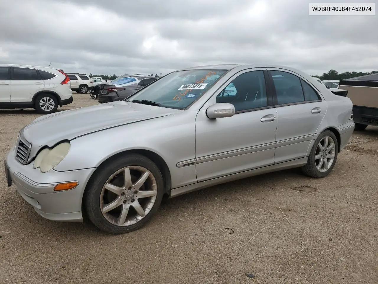2004 Mercedes-Benz C 230K Sport Sedan VIN: WDBRF40J84F452074 Lot: 56025015