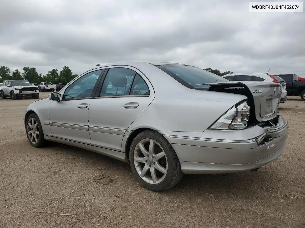 2004 Mercedes-Benz C 230K Sport Sedan VIN: WDBRF40J84F452074 Lot: 56025015