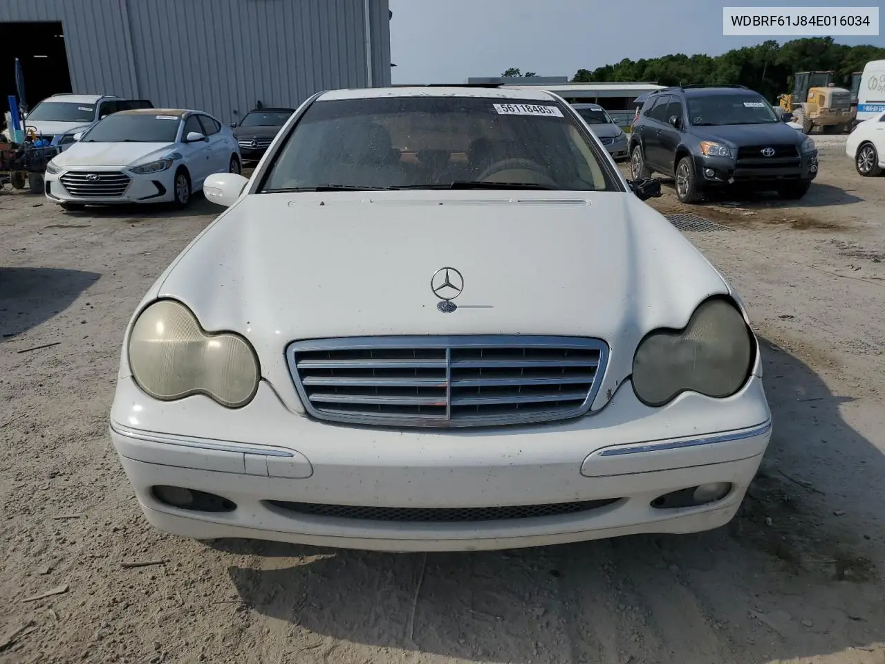 2004 Mercedes-Benz C 240 VIN: WDBRF61J84E016034 Lot: 56118485