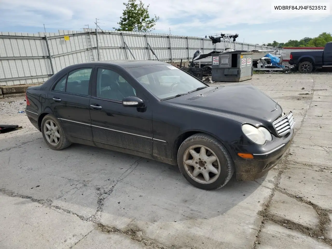 2004 Mercedes-Benz C 320 4Matic VIN: WDBRF84J94F523512 Lot: 56915085