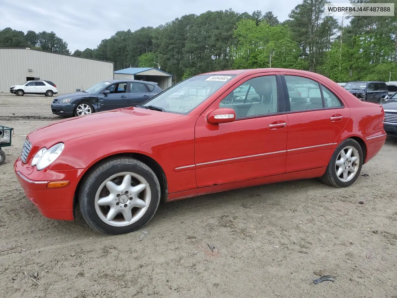 2004 Mercedes-Benz C 320 4Matic VIN: WDBRF84J44F487888 Lot: 56994985