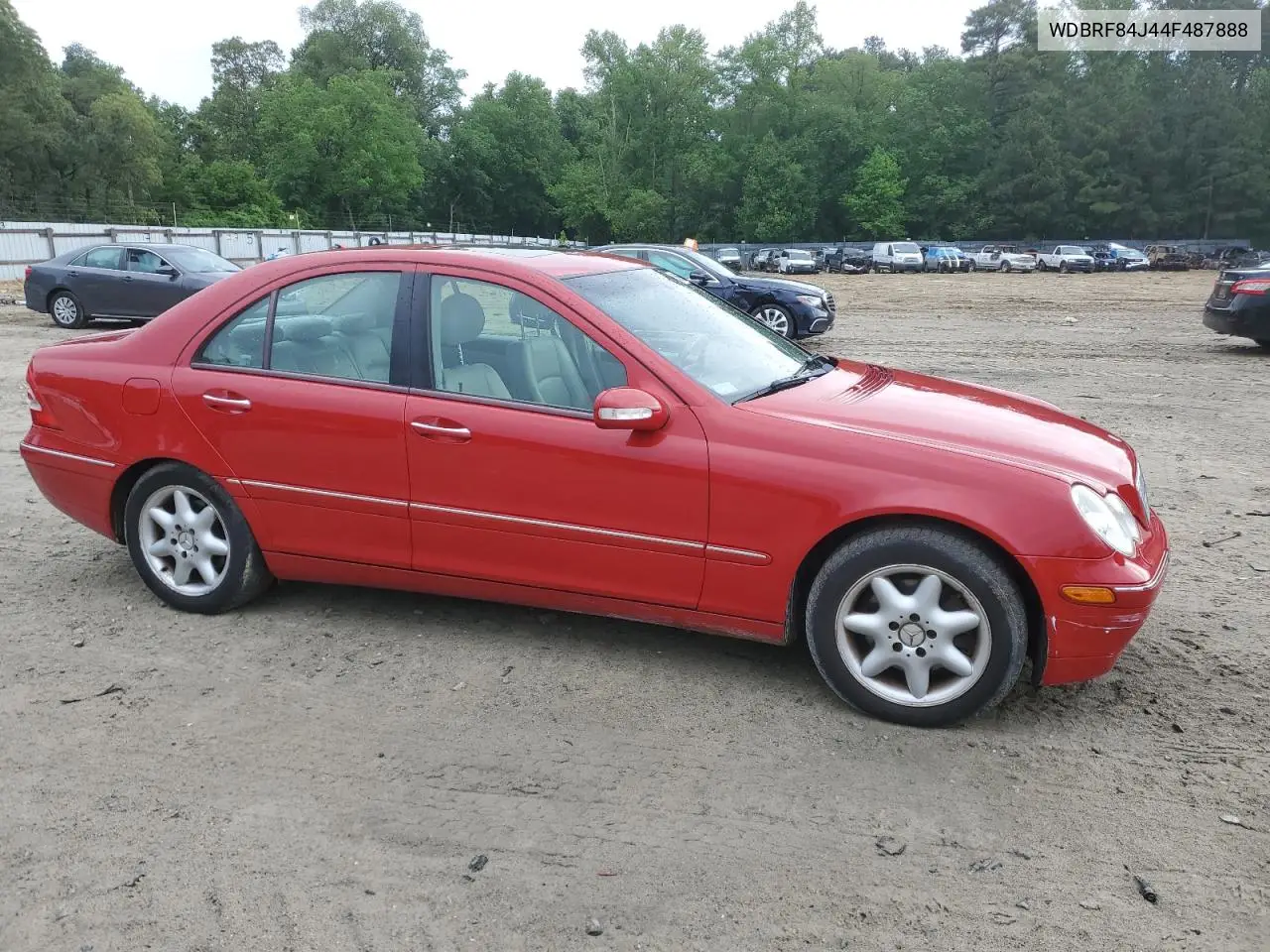 2004 Mercedes-Benz C 320 4Matic VIN: WDBRF84J44F487888 Lot: 56994985