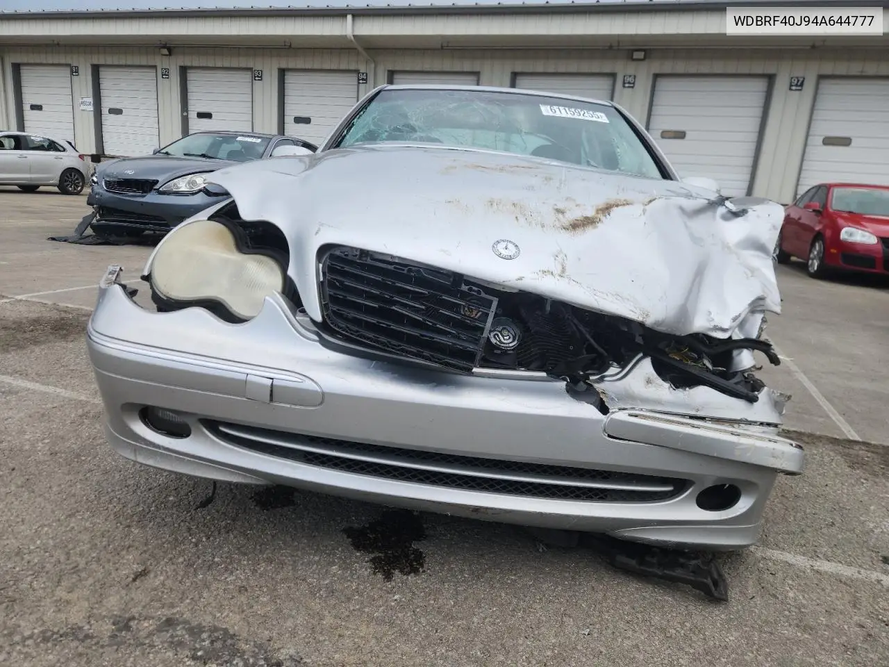 2004 Mercedes-Benz C 230K Sport Sedan VIN: WDBRF40J94A644777 Lot: 61159255