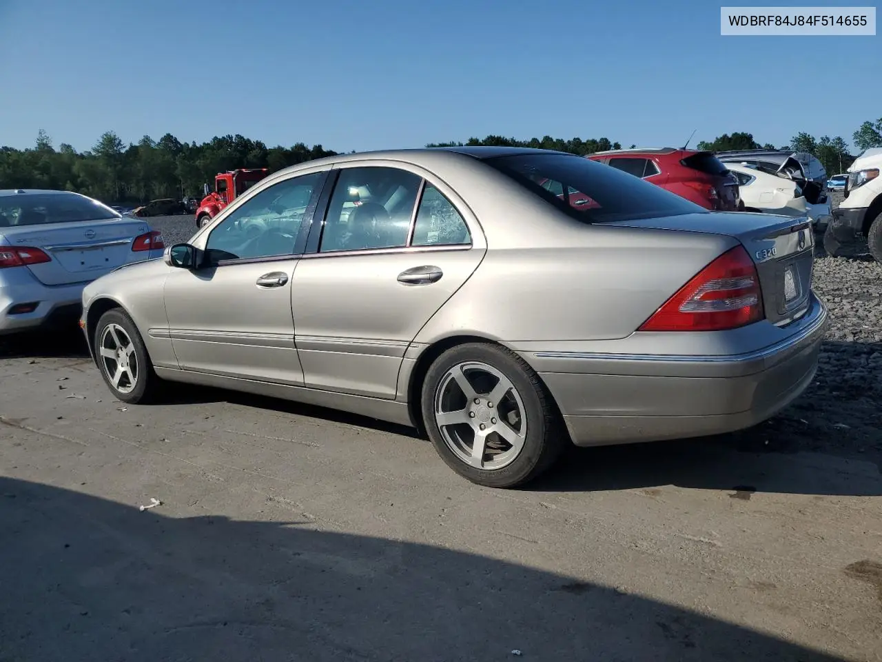 2004 Mercedes-Benz C 320 4Matic VIN: WDBRF84J84F514655 Lot: 61608865