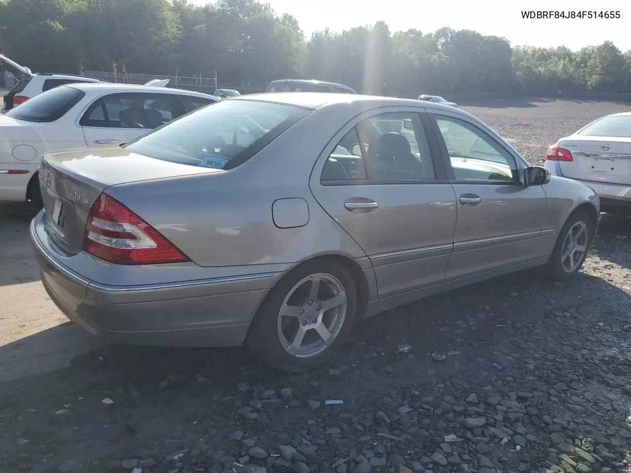 2004 Mercedes-Benz C 320 4Matic VIN: WDBRF84J84F514655 Lot: 61608865
