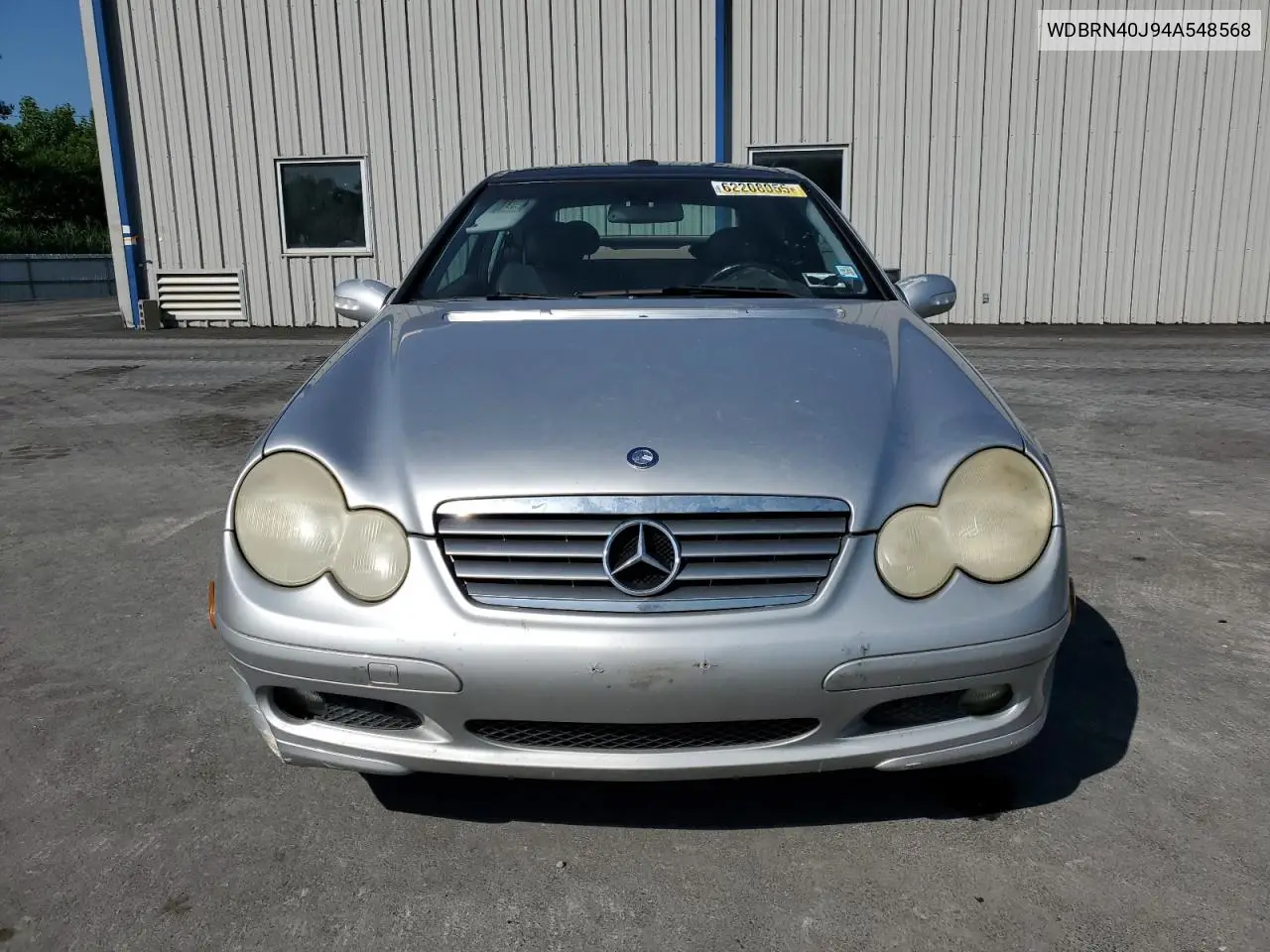 2004 Mercedes-Benz C 230K Sport Coupe VIN: WDBRN40J94A548568 Lot: 62208055