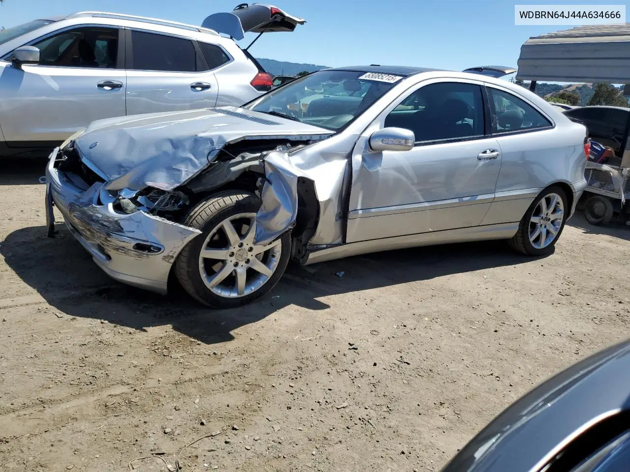2004 Mercedes-Benz C 320 Sport Coupe VIN: WDBRN64J44A634666 Lot: 65085215