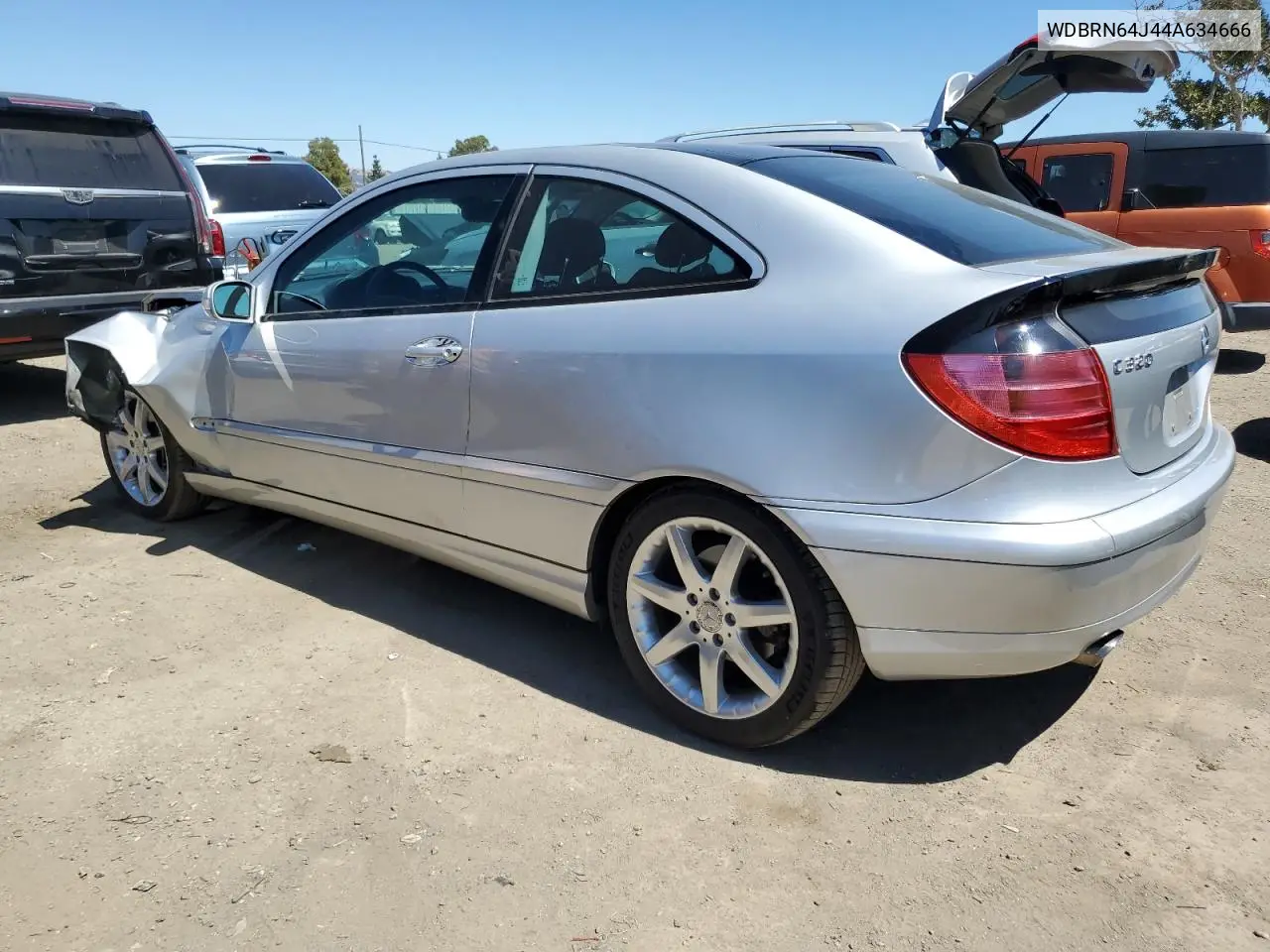 2004 Mercedes-Benz C 320 Sport Coupe VIN: WDBRN64J44A634666 Lot: 65085215