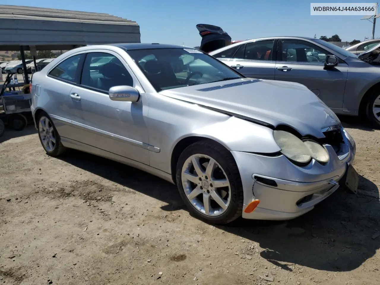 2004 Mercedes-Benz C 320 Sport Coupe VIN: WDBRN64J44A634666 Lot: 65085215