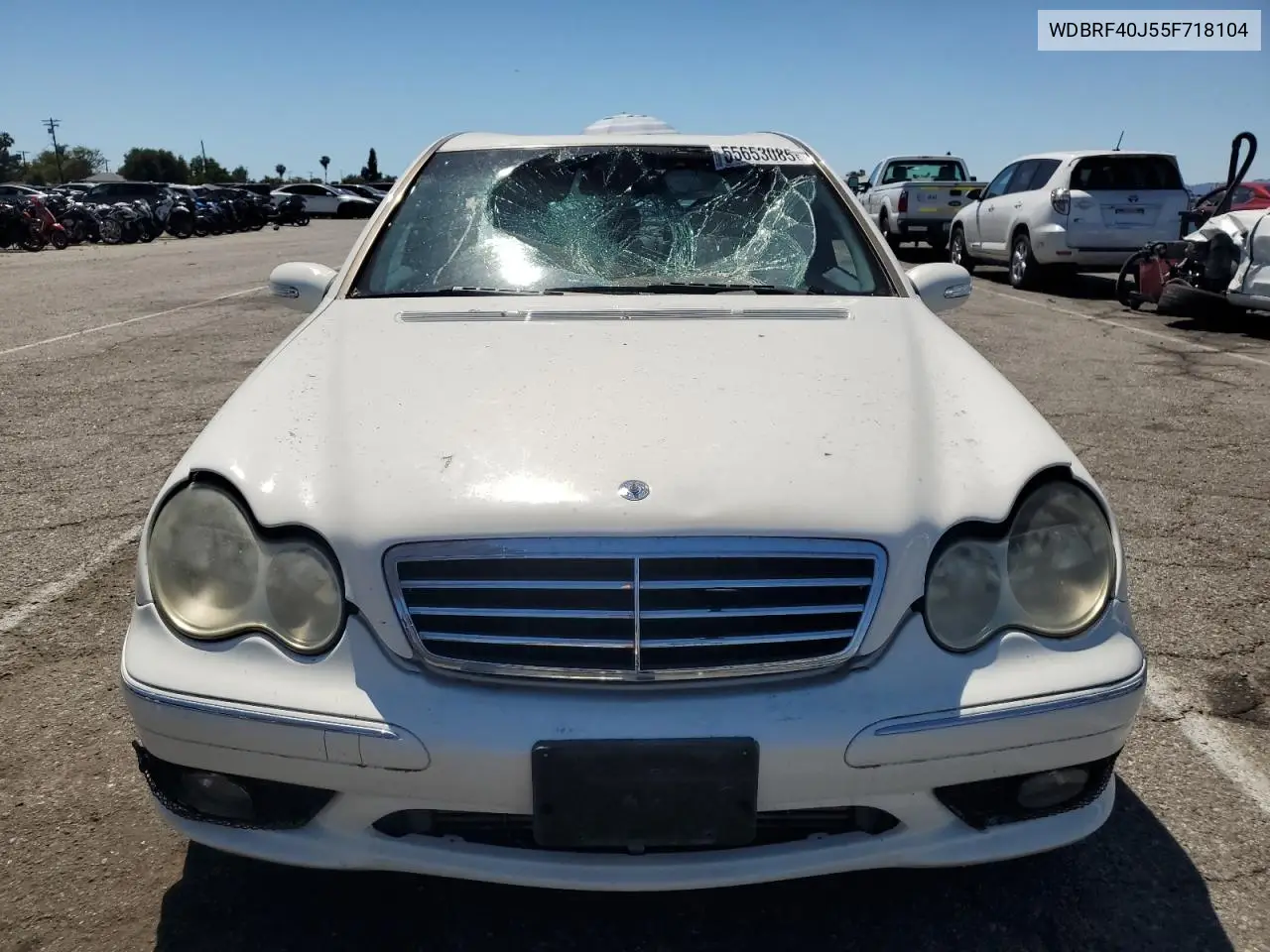 2005 Mercedes-Benz C 230K Sport Sedan VIN: WDBRF40J55F718104 Lot: 55653085