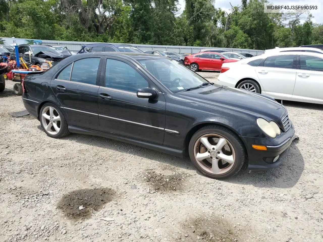 2005 Mercedes-Benz C 230K Sport Sedan VIN: WDBRF40J35F690593 Lot: 56122435