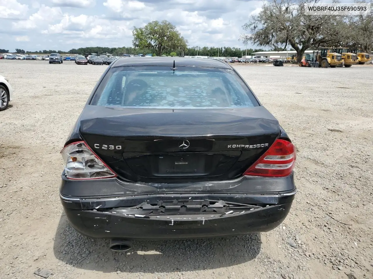 2005 Mercedes-Benz C 230K Sport Sedan VIN: WDBRF40J35F690593 Lot: 56122435