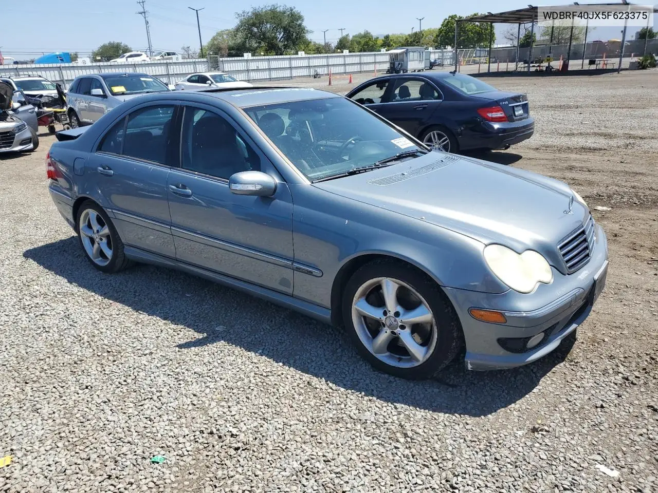 2005 Mercedes-Benz C 230K Sport Sedan VIN: WDBRF40JX5F623375 Lot: 56363905
