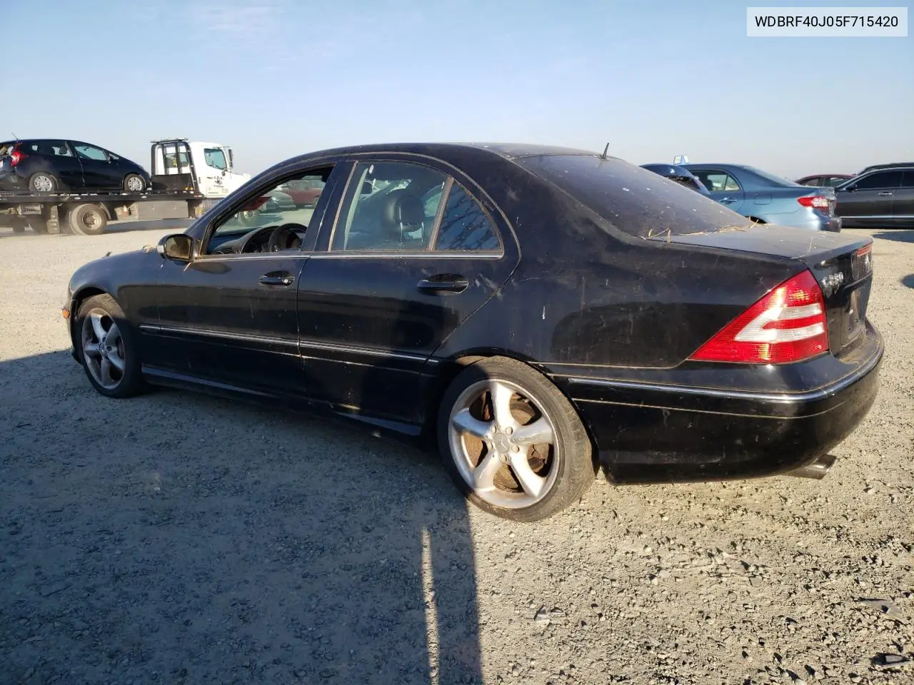 2005 Mercedes-Benz C 230K Sport Sedan VIN: WDBRF40J05F715420 Lot: 56666025