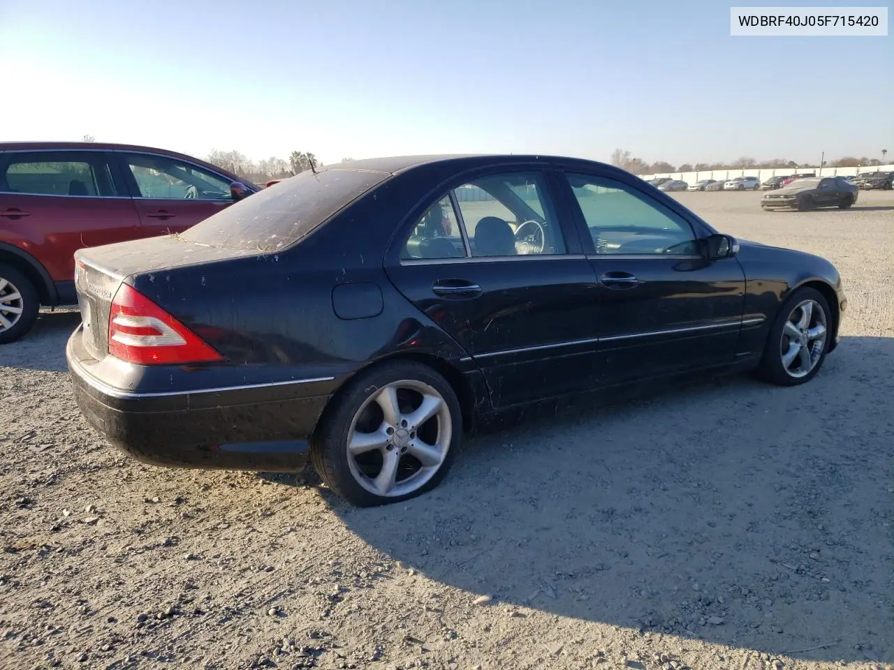 2005 Mercedes-Benz C 230K Sport Sedan VIN: WDBRF40J05F715420 Lot: 56666025