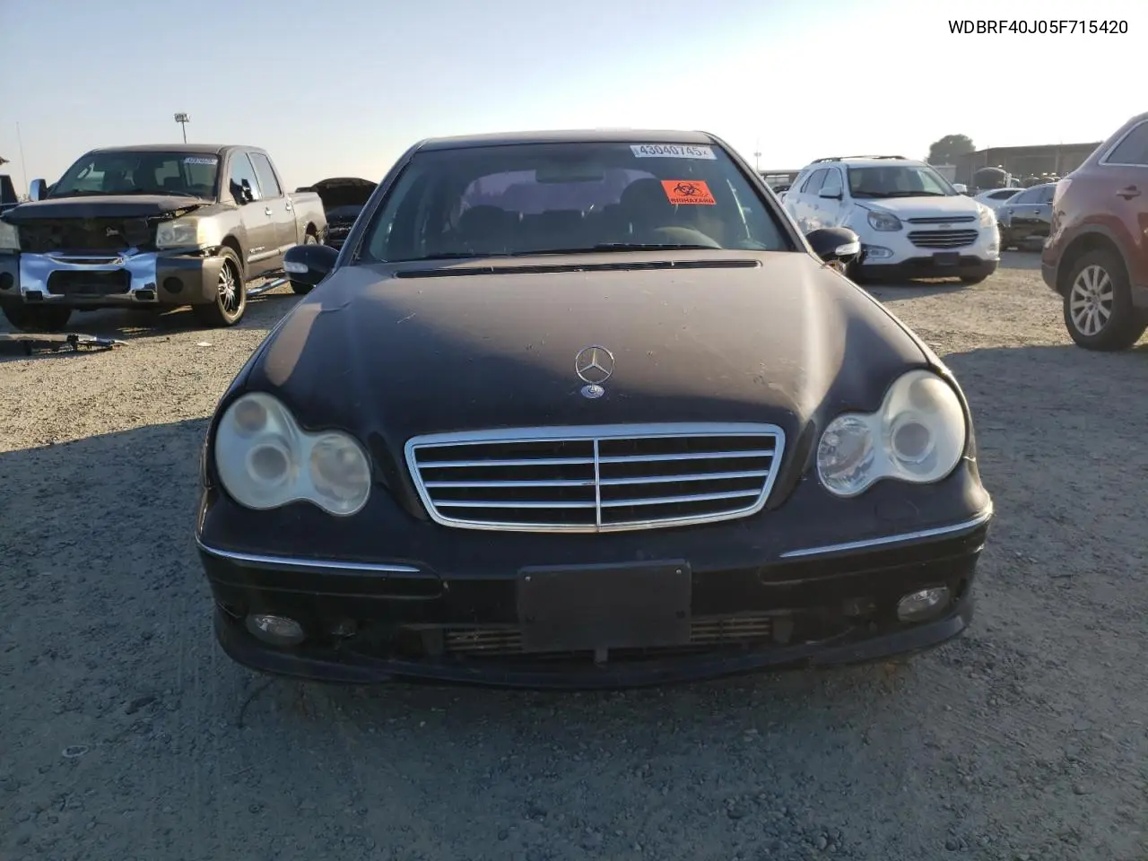 2005 Mercedes-Benz C 230K Sport Sedan VIN: WDBRF40J05F715420 Lot: 56666025