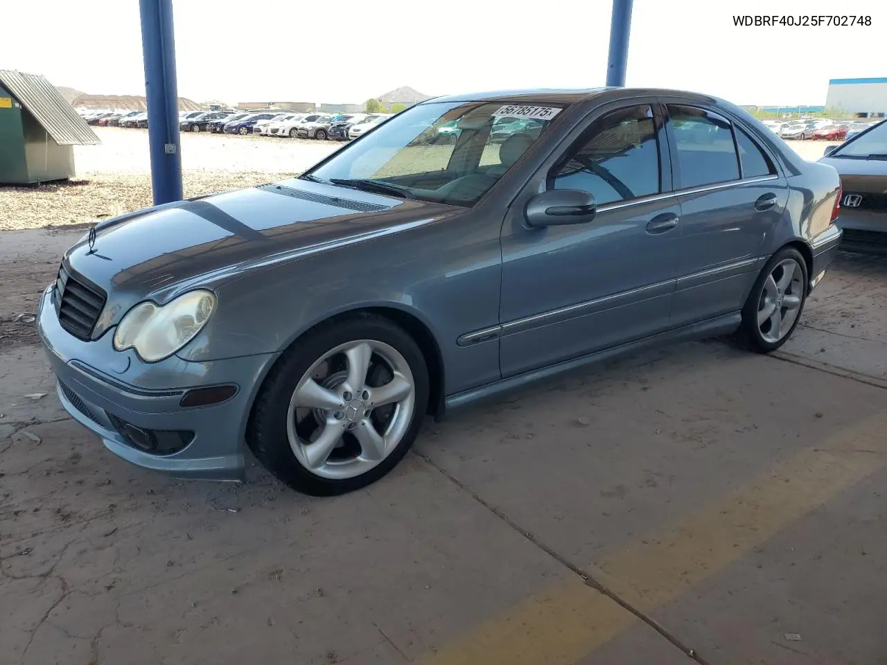 2005 Mercedes-Benz C 230K Sport Sedan VIN: WDBRF40J25F702748 Lot: 56785175
