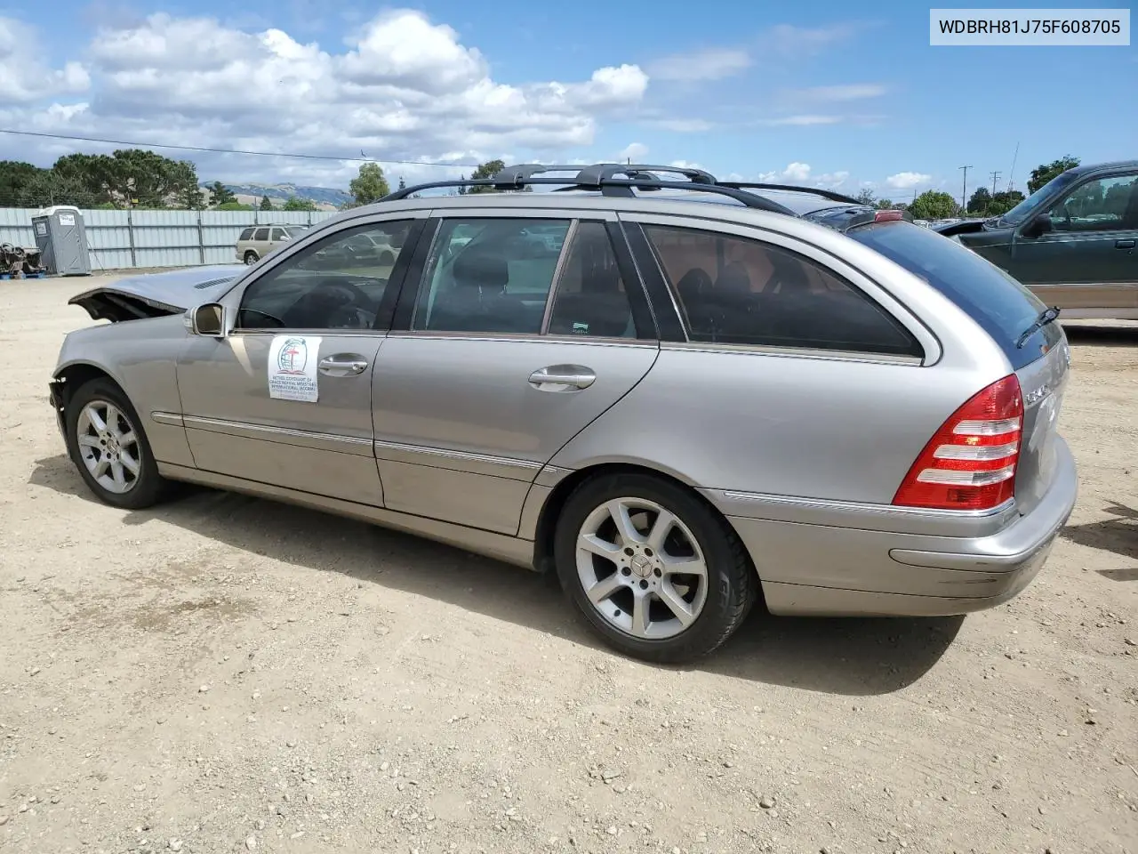 2005 Mercedes-Benz C 240 Sportwagon 4Matic VIN: WDBRH81J75F608705 Lot: 56906775