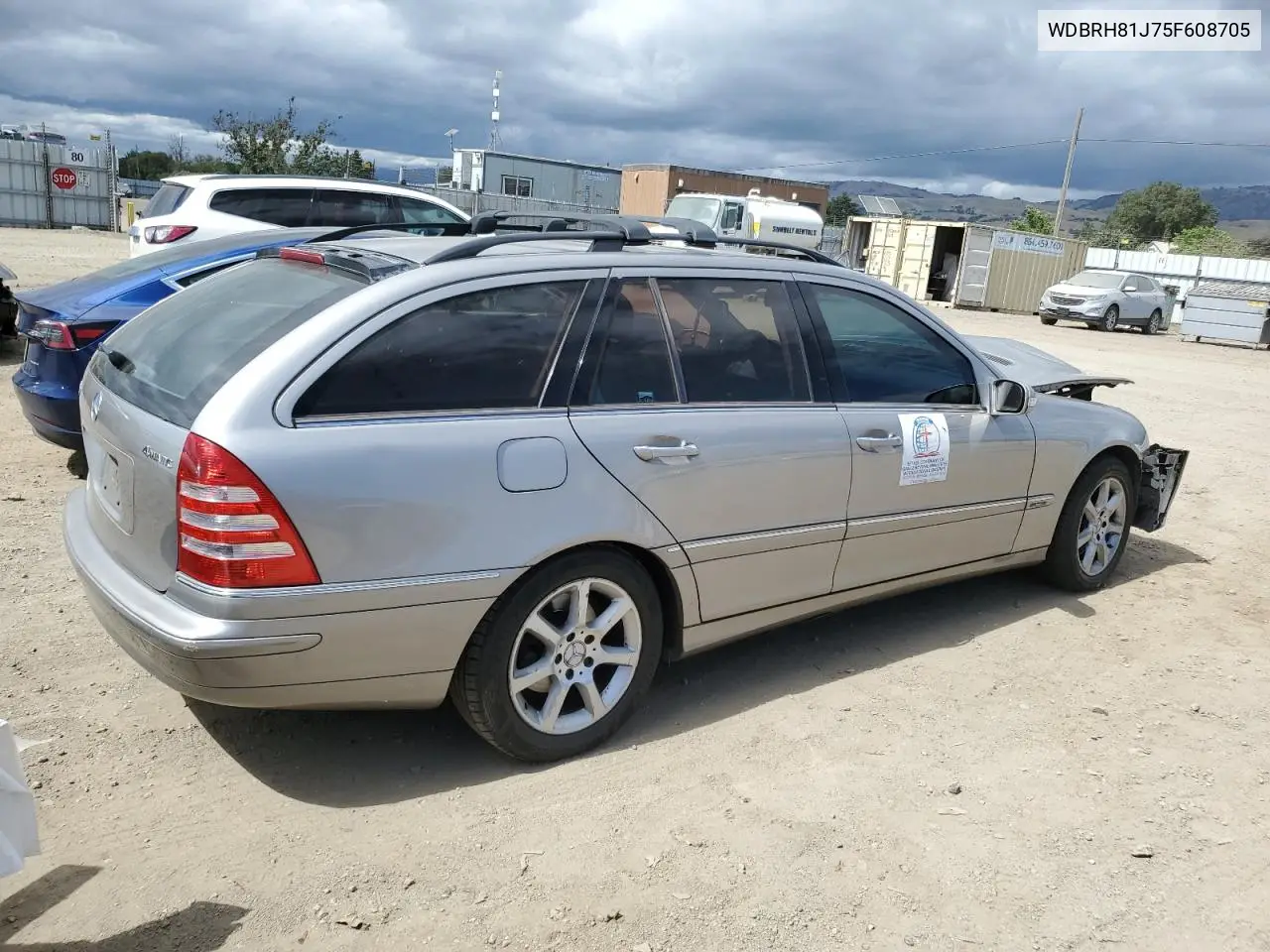 2005 Mercedes-Benz C 240 Sportwagon 4Matic VIN: WDBRH81J75F608705 Lot: 56906775