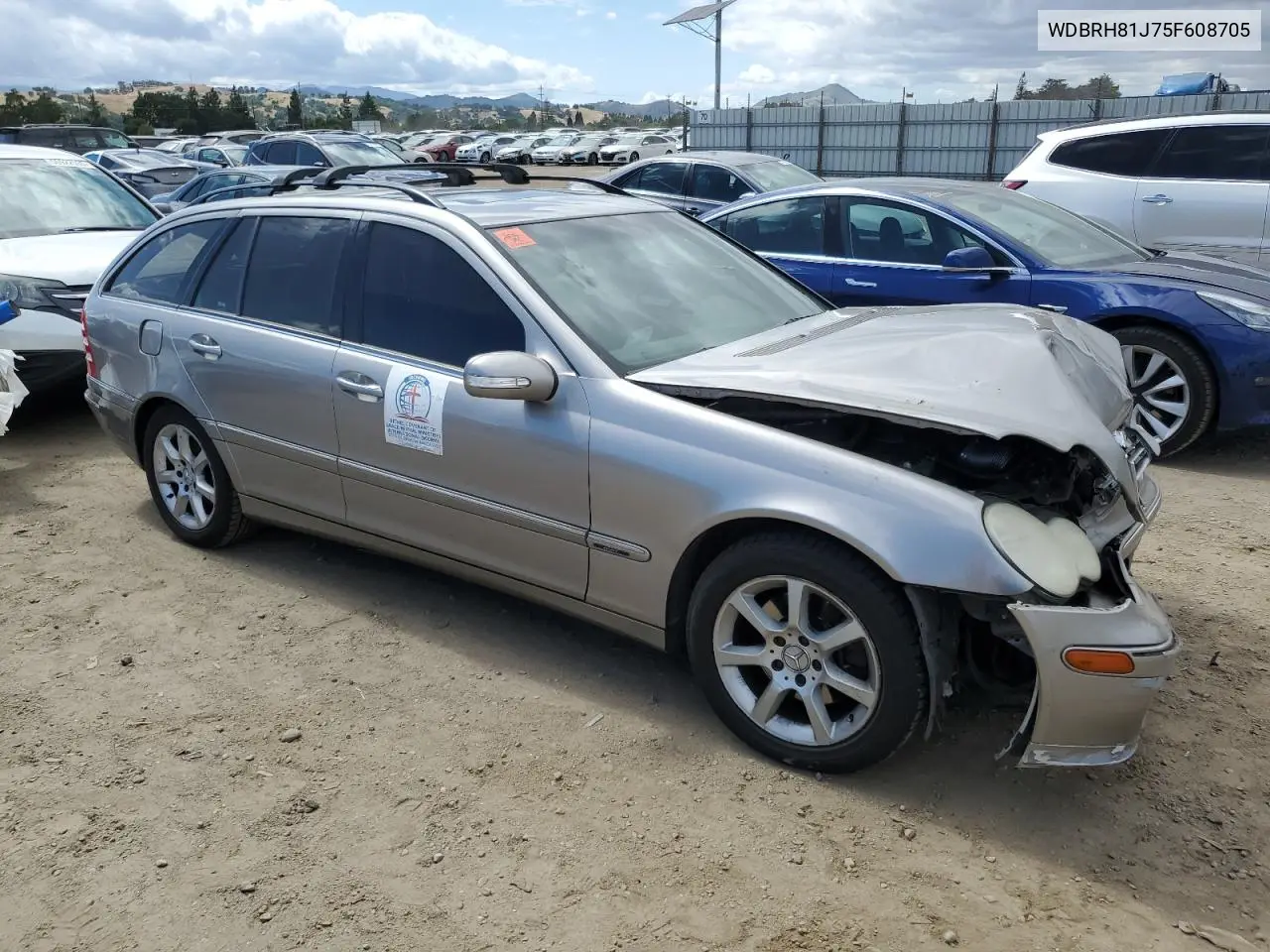 2005 Mercedes-Benz C 240 Sportwagon 4Matic VIN: WDBRH81J75F608705 Lot: 56906775