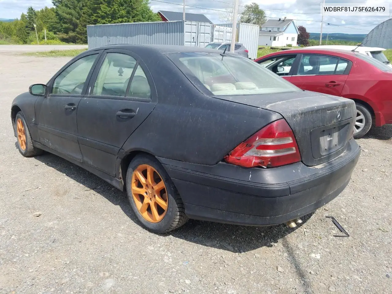 2005 Mercedes-Benz C 240 4Matic VIN: WDBRF81J75F626479 Lot: 58505095