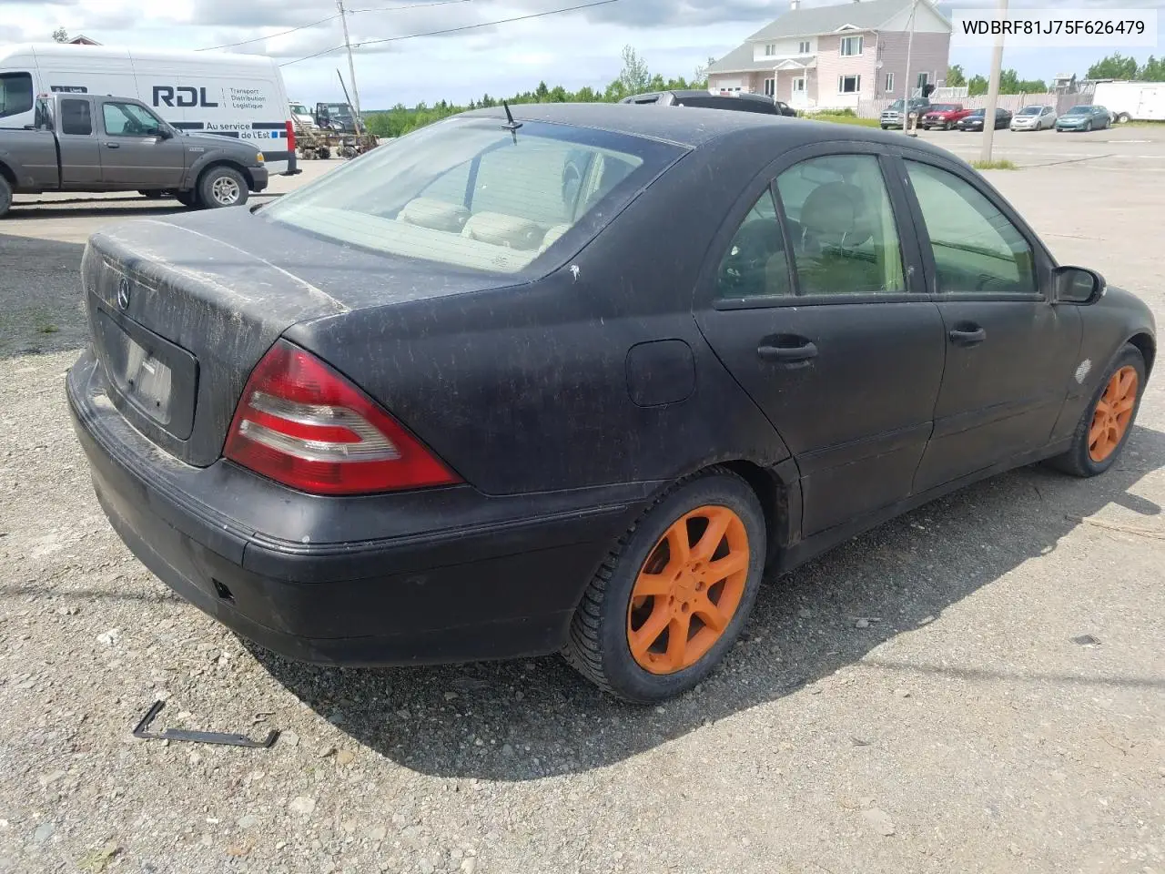 2005 Mercedes-Benz C 240 4Matic VIN: WDBRF81J75F626479 Lot: 58505095