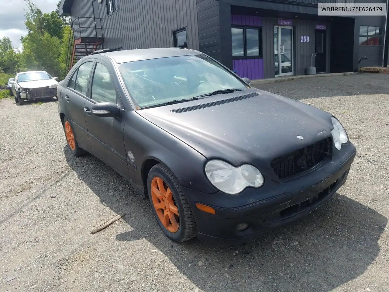 2005 Mercedes-Benz C 240 4Matic VIN: WDBRF81J75F626479 Lot: 58505095