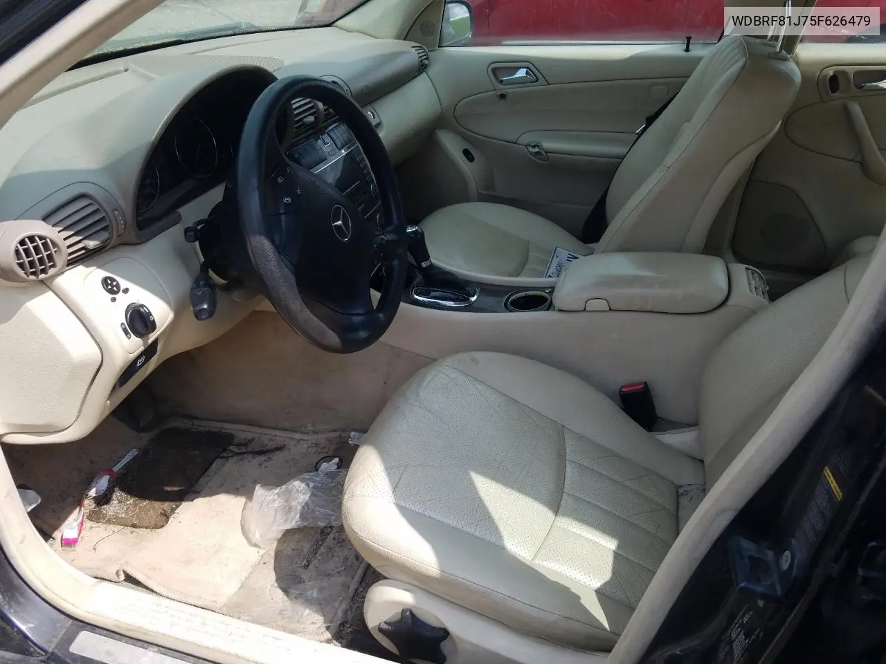 2005 Mercedes-Benz C 240 4Matic VIN: WDBRF81J75F626479 Lot: 58505095