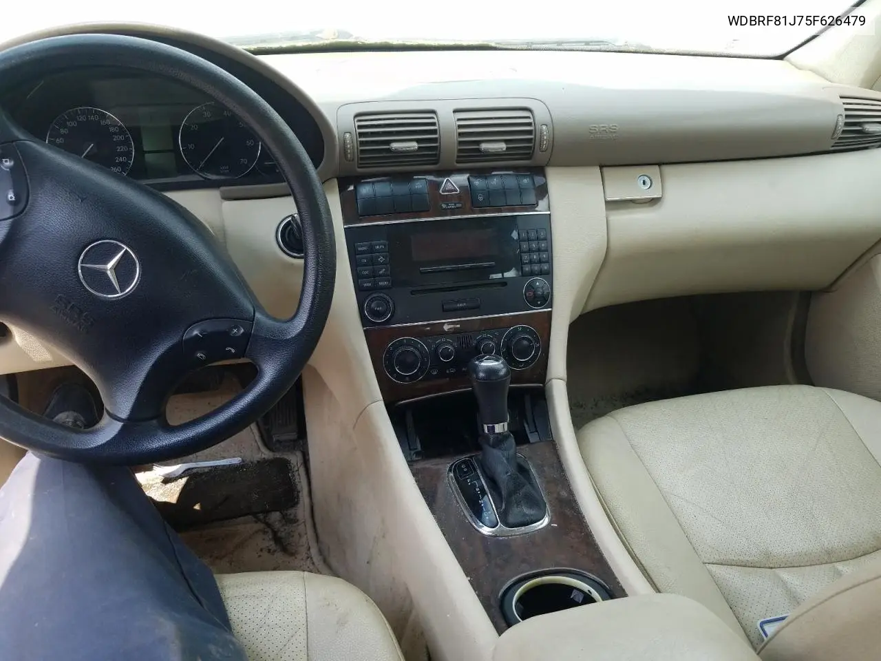 2005 Mercedes-Benz C 240 4Matic VIN: WDBRF81J75F626479 Lot: 58505095