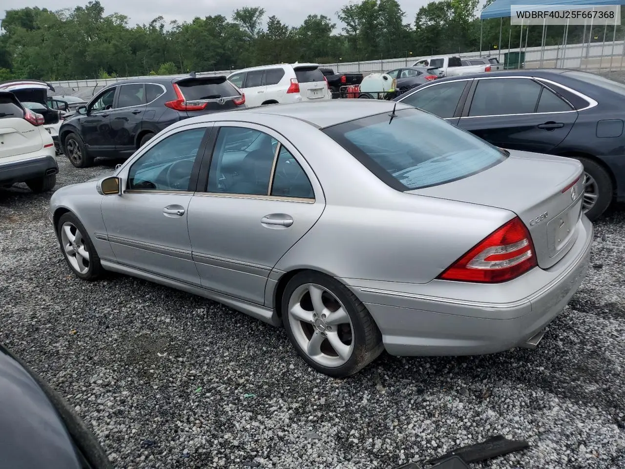2005 Mercedes-Benz C 230K Sport Sedan VIN: WDBRF40J25F667368 Lot: 59930135