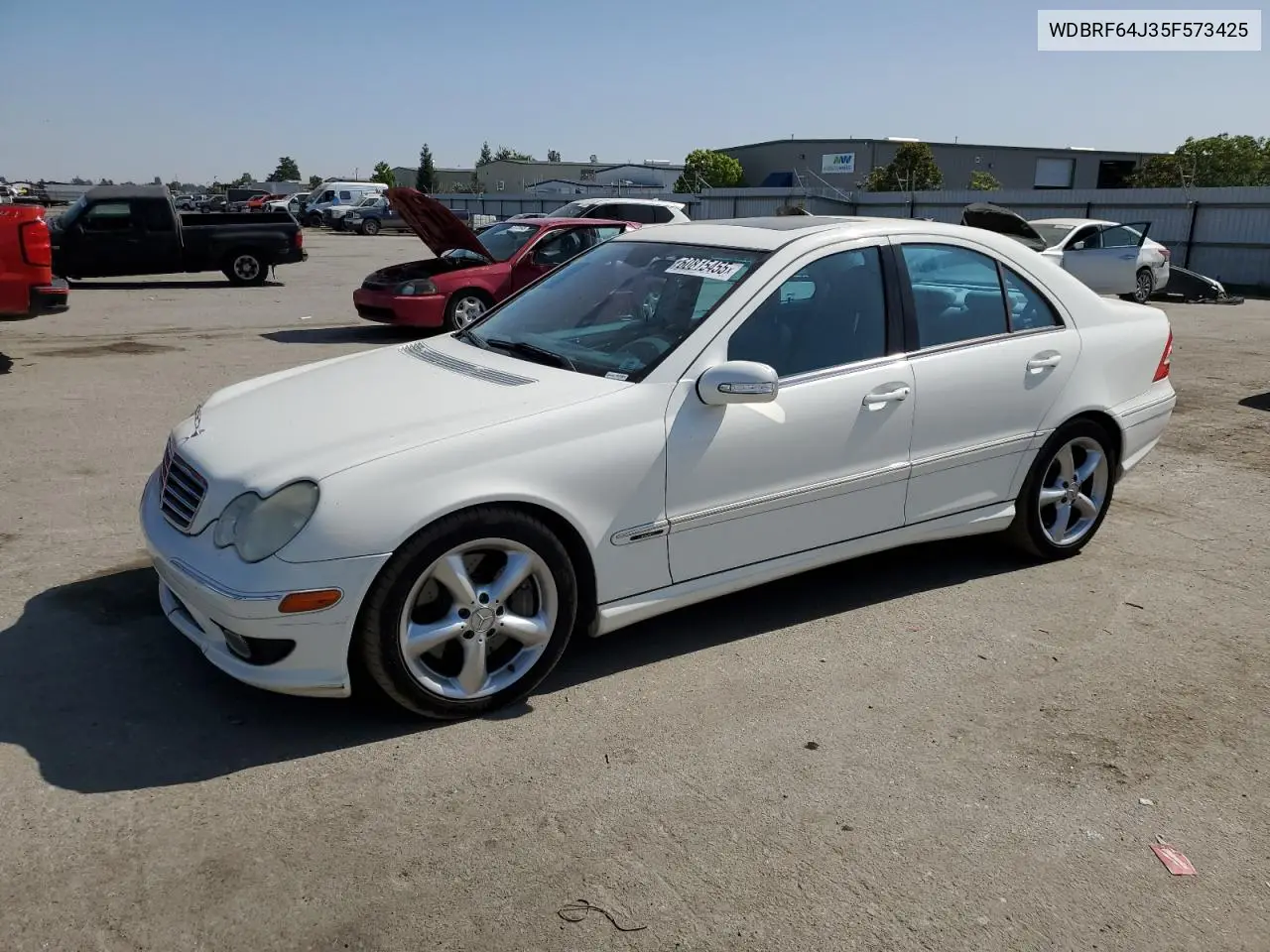 2005 Mercedes-Benz C 320 VIN: WDBRF64J35F573425 Lot: 60815455