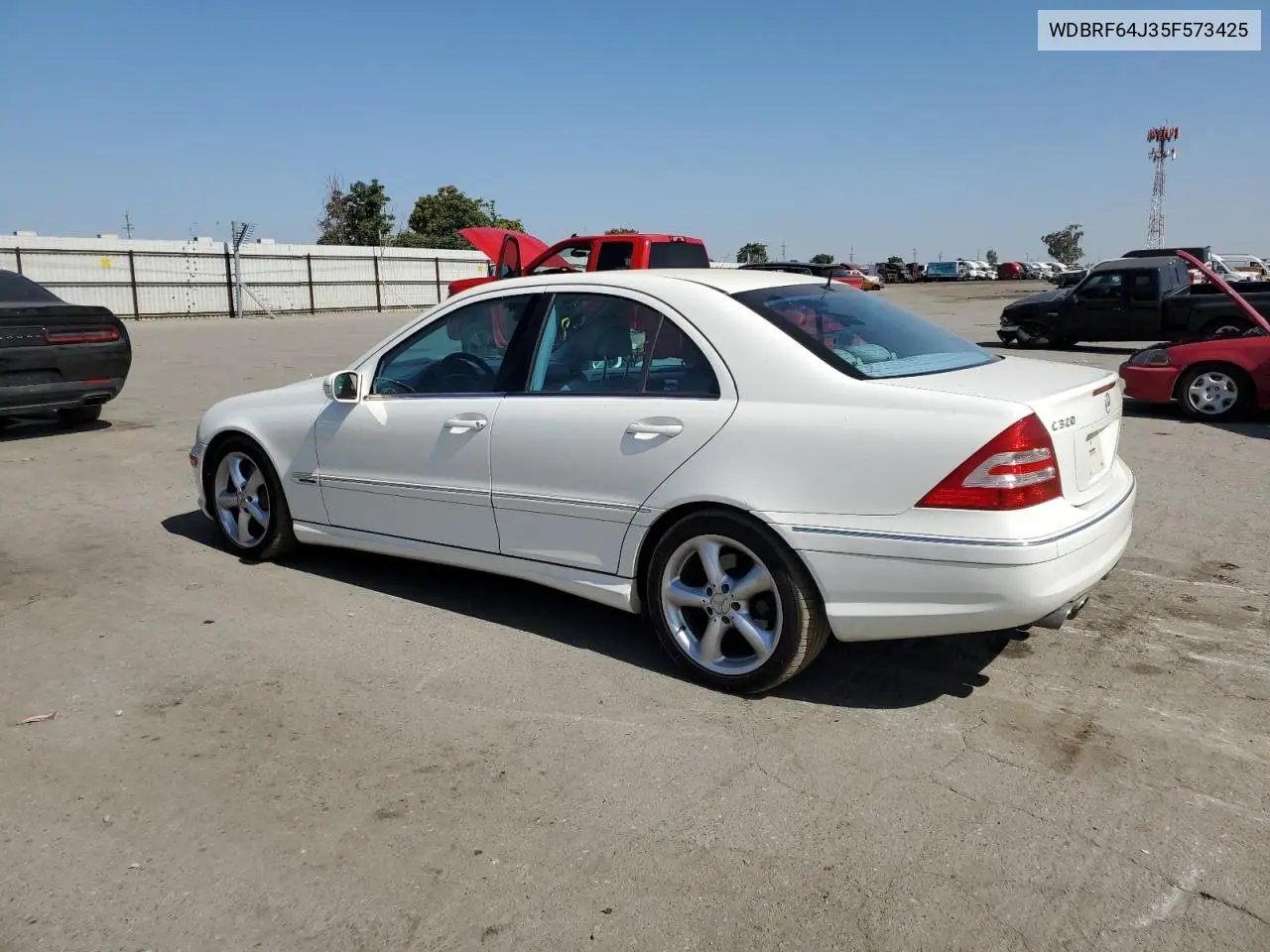 2005 Mercedes-Benz C 320 VIN: WDBRF64J35F573425 Lot: 60815455