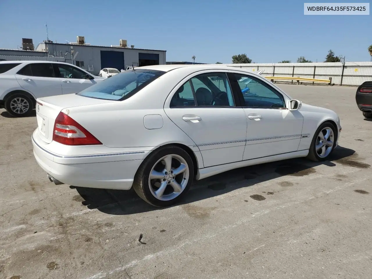 2005 Mercedes-Benz C 320 VIN: WDBRF64J35F573425 Lot: 60815455