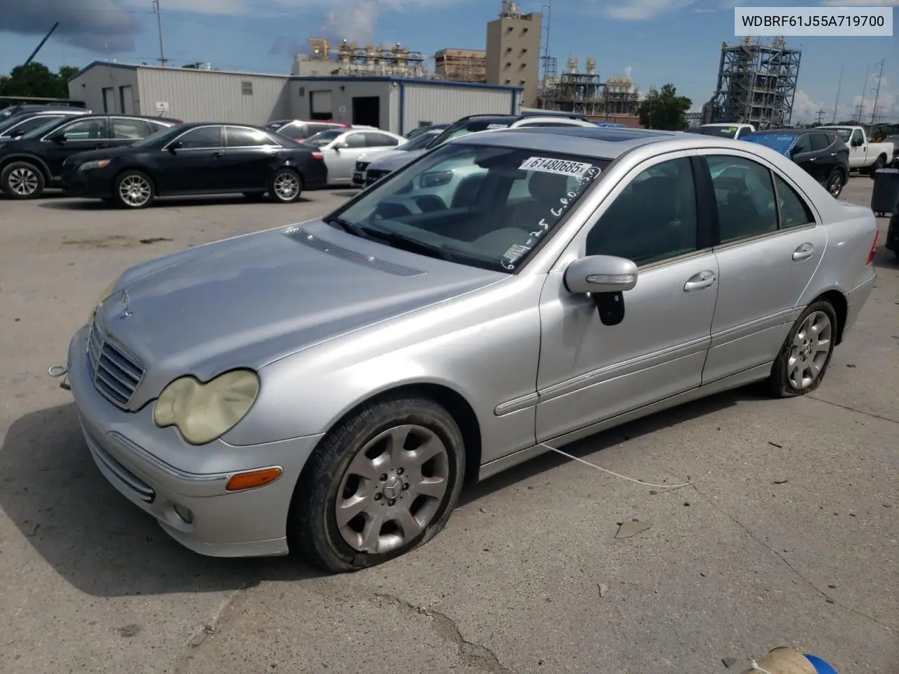 2005 Mercedes-Benz C 240 VIN: WDBRF61J55A719700 Lot: 61480685
