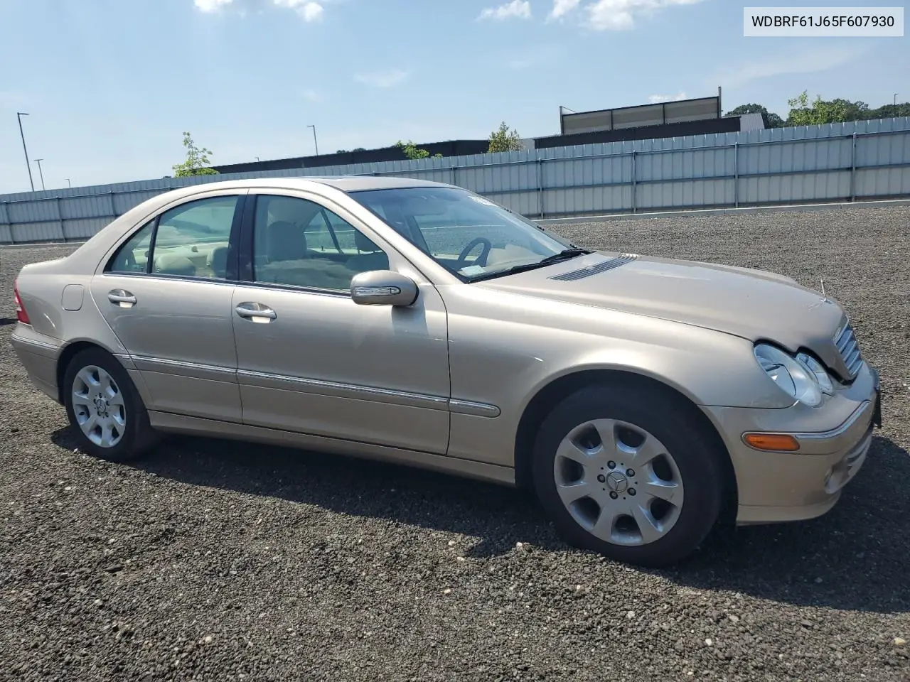 2005 Mercedes-Benz C 240 VIN: WDBRF61J65F607930 Lot: 61647215