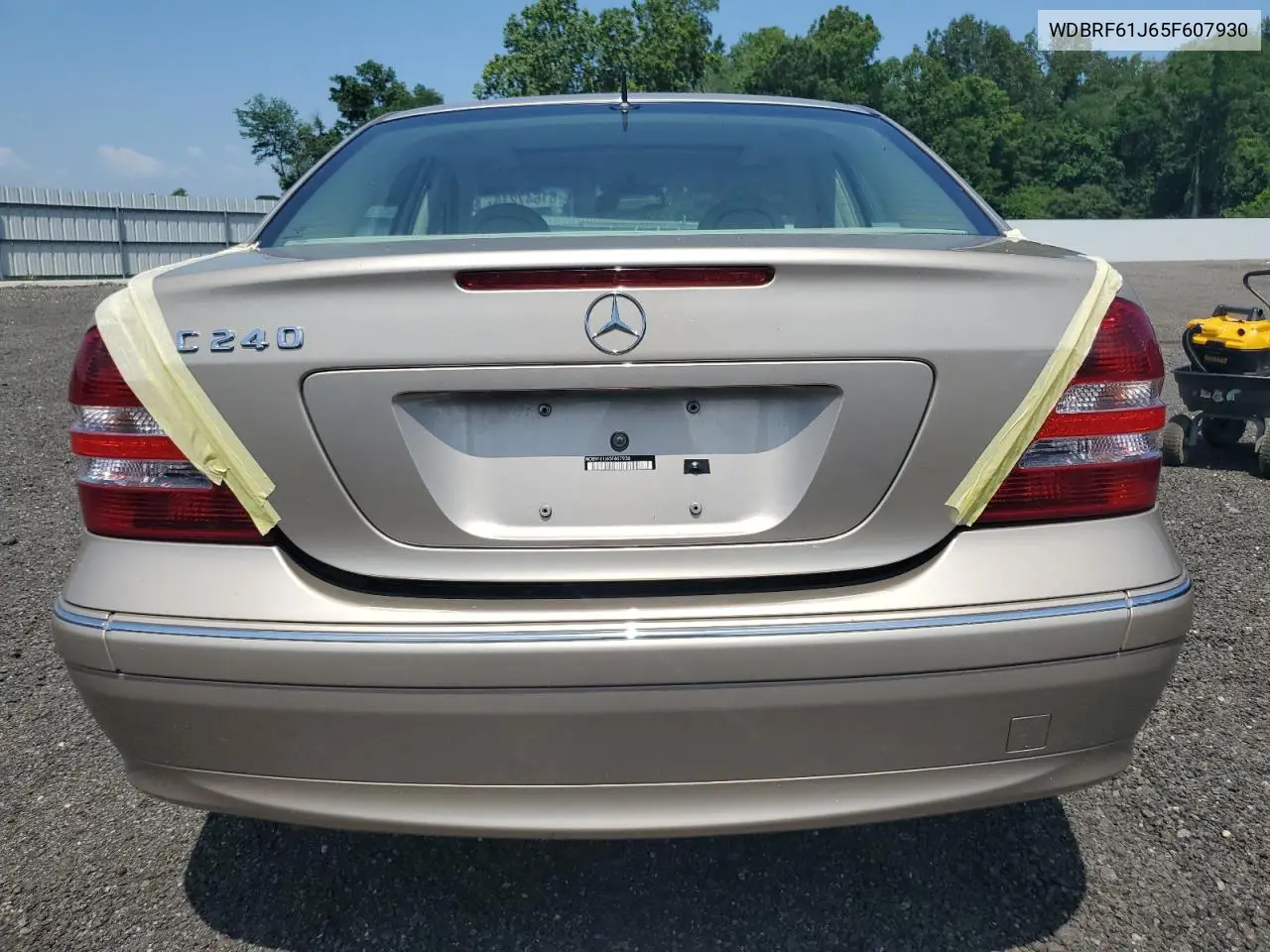 2005 Mercedes-Benz C 240 VIN: WDBRF61J65F607930 Lot: 61647215