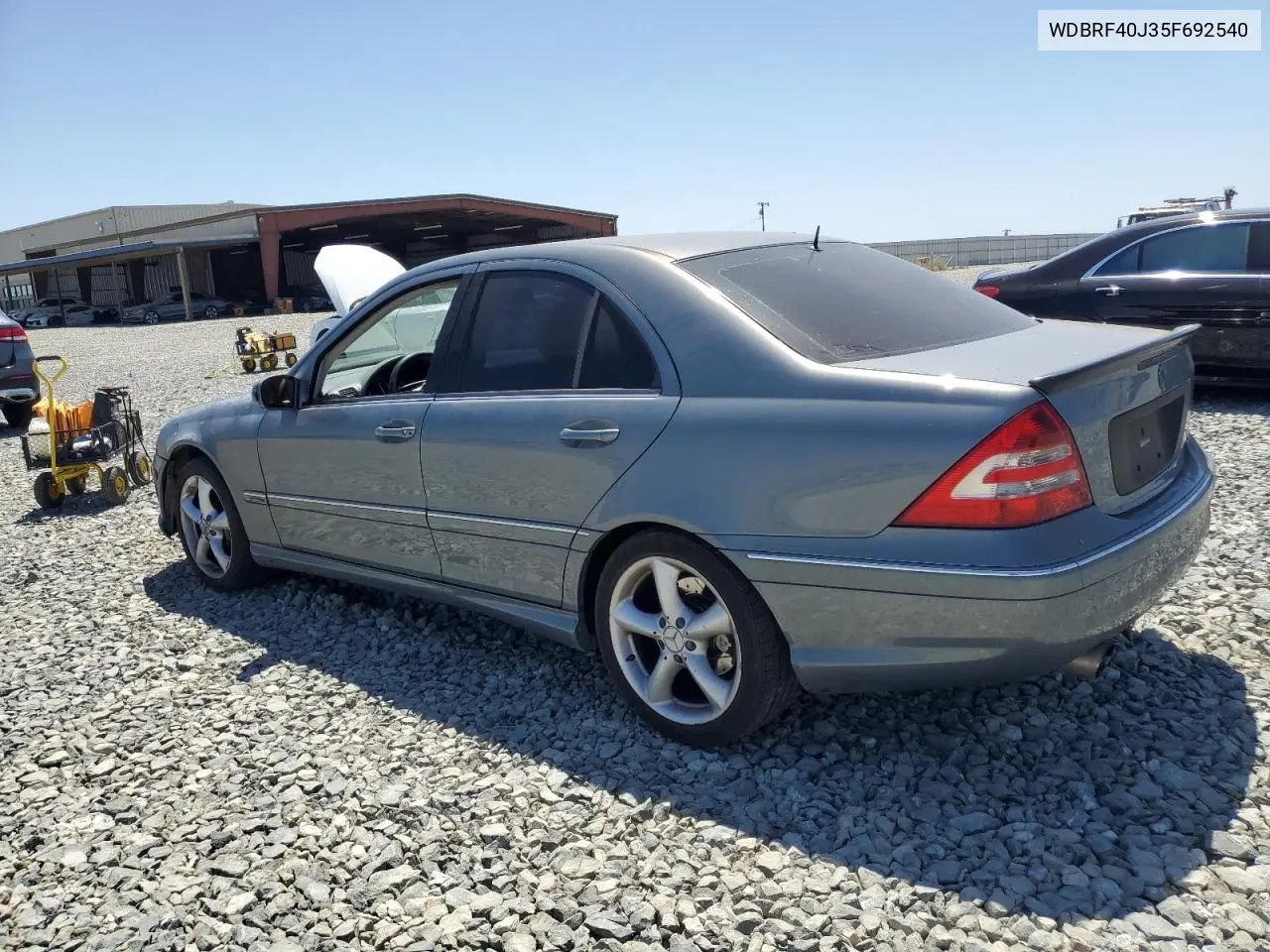 2005 Mercedes-Benz C 230K Sport Sedan VIN: WDBRF40J35F692540 Lot: 61839585