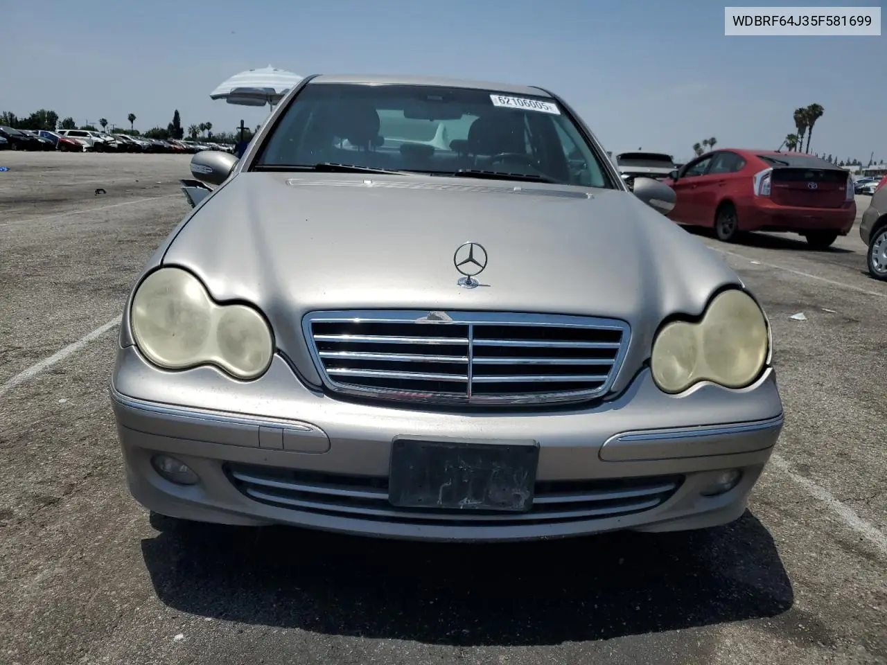 2005 Mercedes-Benz C 320 VIN: WDBRF64J35F581699 Lot: 62106005