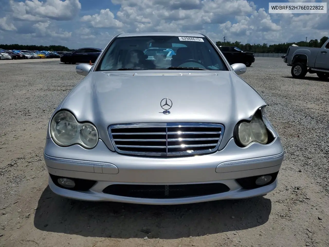 2006 Mercedes-Benz C 230 VIN: WDBRF52H76E022822 Lot: 62988615